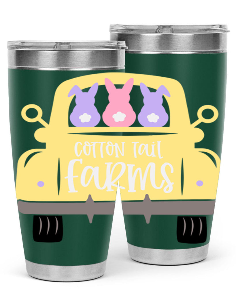 cotton tail farms 62#- easter- Tumbler