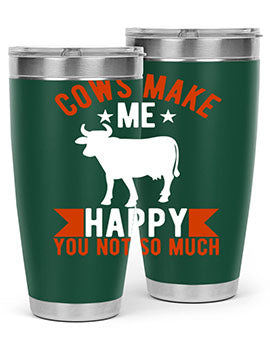 cows make me happy you not so much Style 5#- cow- Tumbler