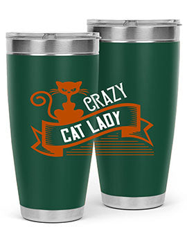 crazy cat lady Style 43#- cat- Tumbler