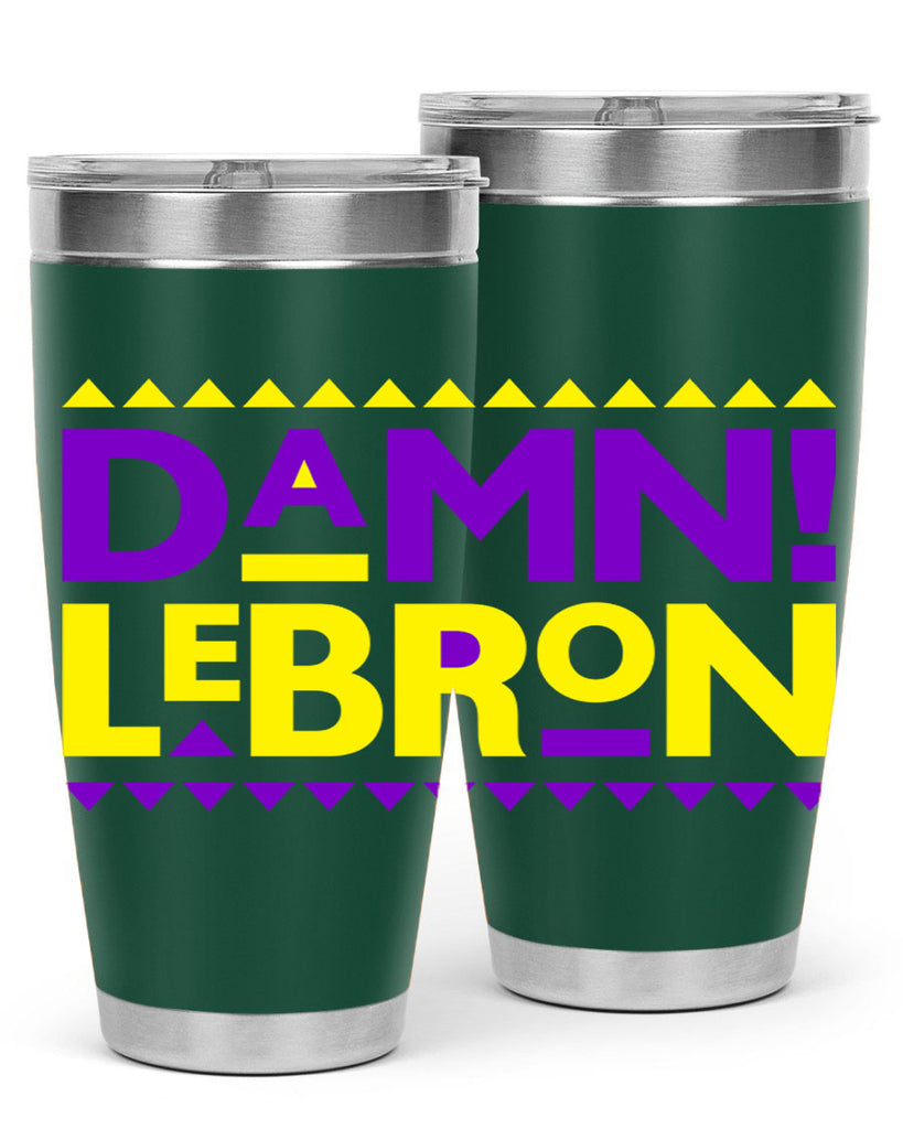 damn lebron 177#- black words phrases- Cotton Tank