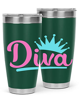 diva Style 121#- dog- Tumbler