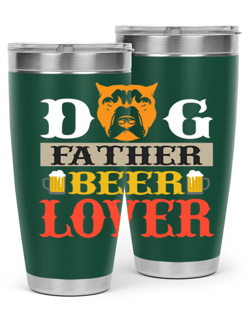 dog father beer lover 116#- beer- Tumbler