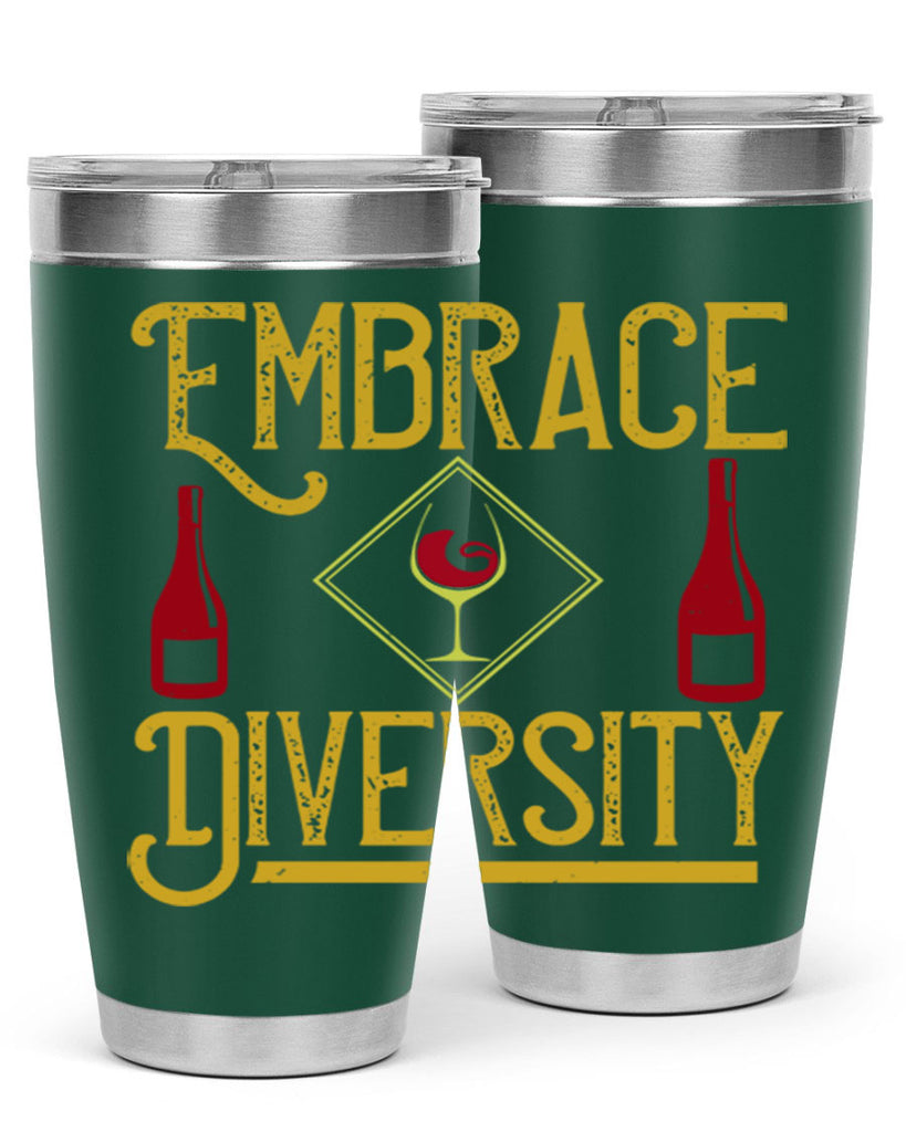 embrace diversity 218#- wine- Tumbler