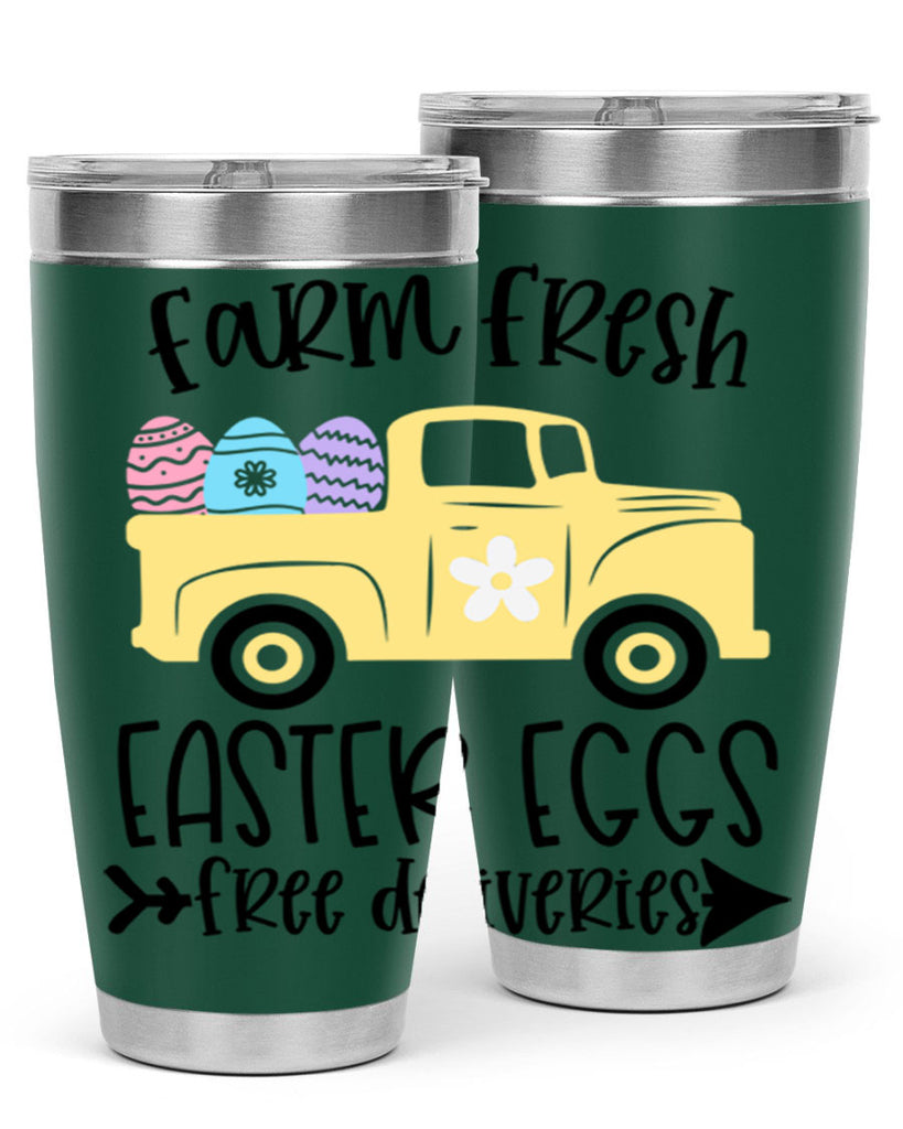 farm fresh easter eggs 46#- easter- Tumbler