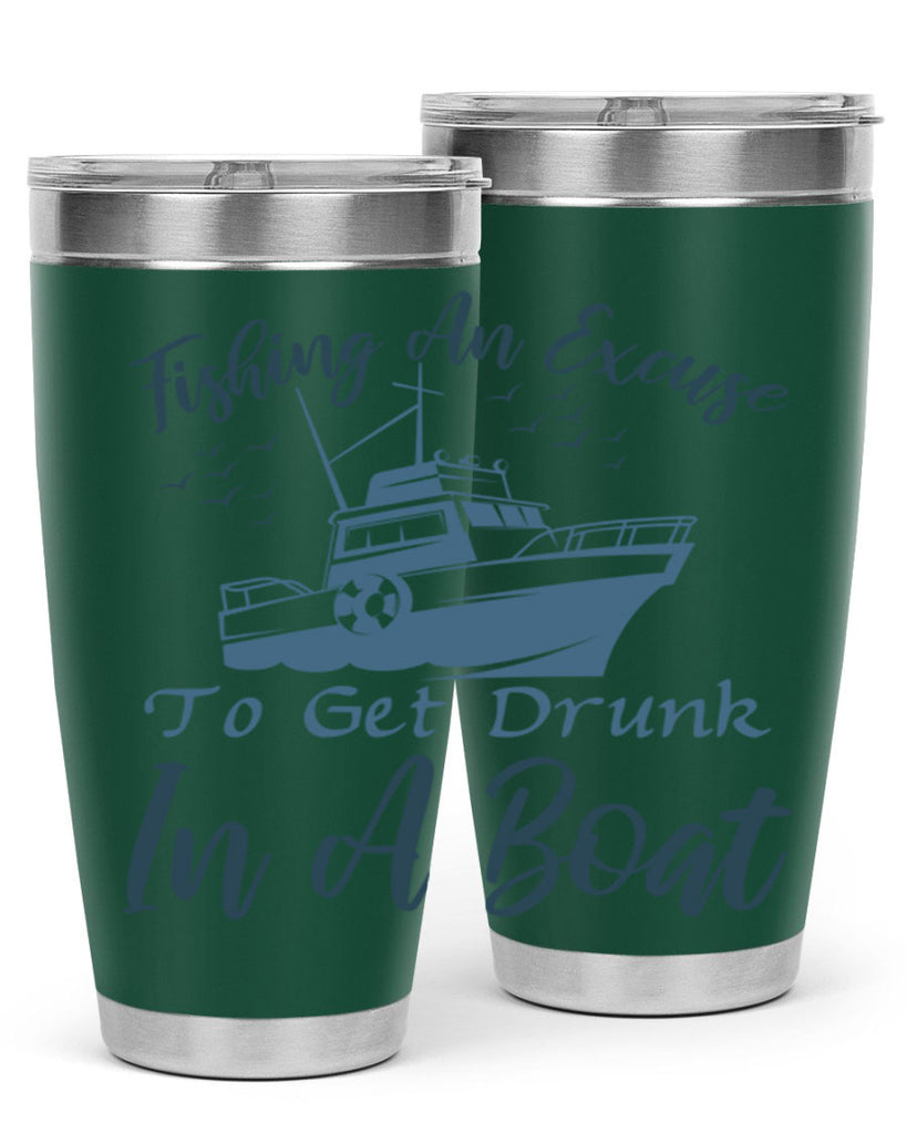 fishing an excuse 152#- fishing- Tumbler