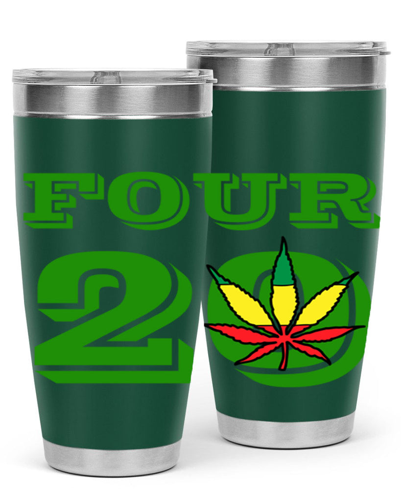 four twenty 87#- marijuana- Tumbler