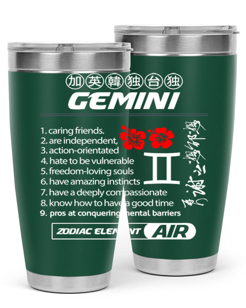 gemini 242#- zodiac- Tumbler