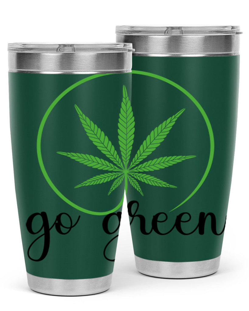 go green cannabis 92#- marijuana- Tumbler