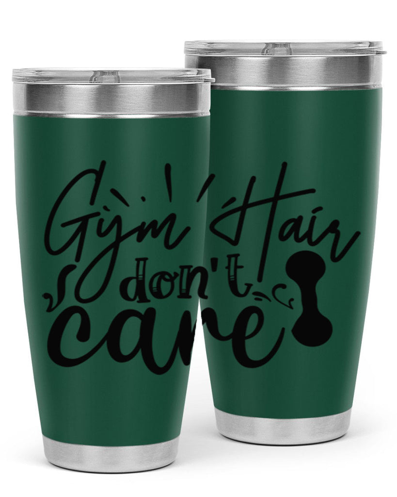 gym hair dont care 43#- gym- Tumbler