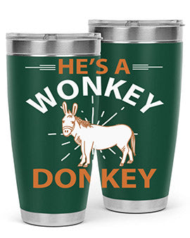 he’s a wonky donkey Style 4#- donkey- Tumbler