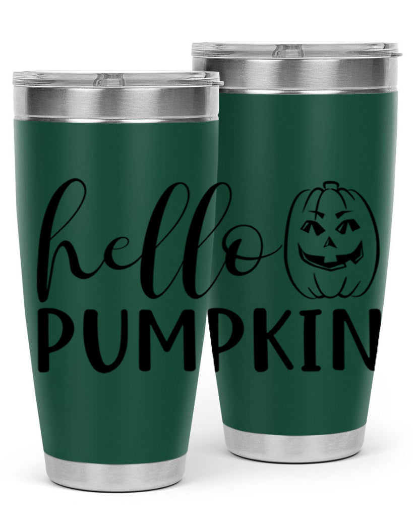 hello pumpkin 287#- fall- Tumbler