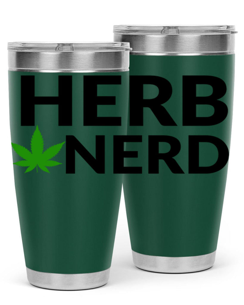 herb nerd 108#- marijuana- Tumbler