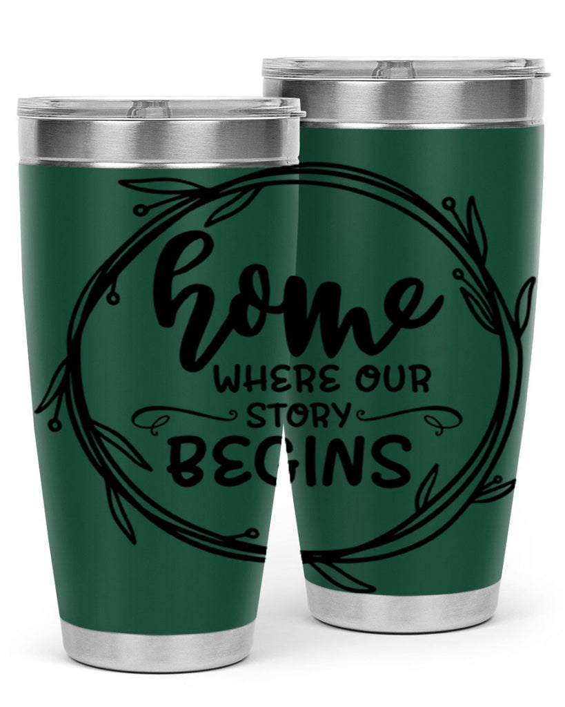 home where our story begins 22#- home- Tumbler