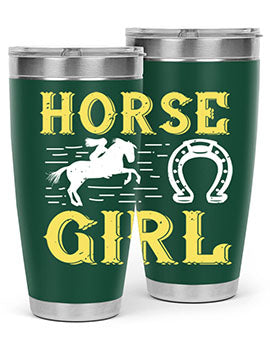 horse girl Style 51#- horse- Tumbler