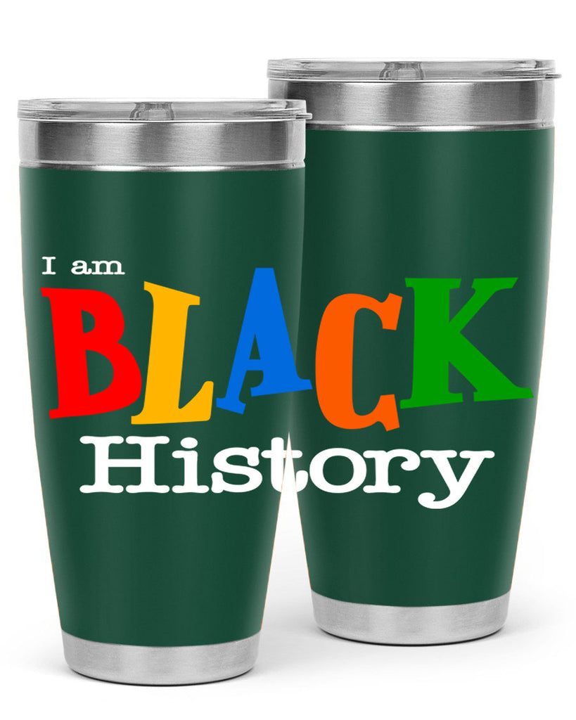 i am black  history 117#- black words phrases- Cotton Tank