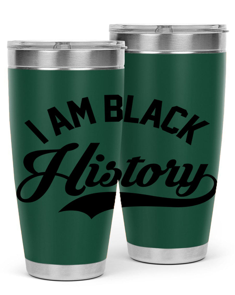 i am black  history 118#- black words phrases- Cotton Tank