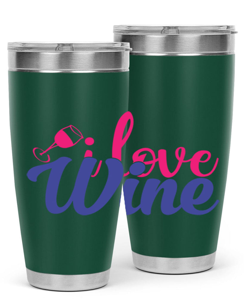 i love wine 402#- mom- Tumbler