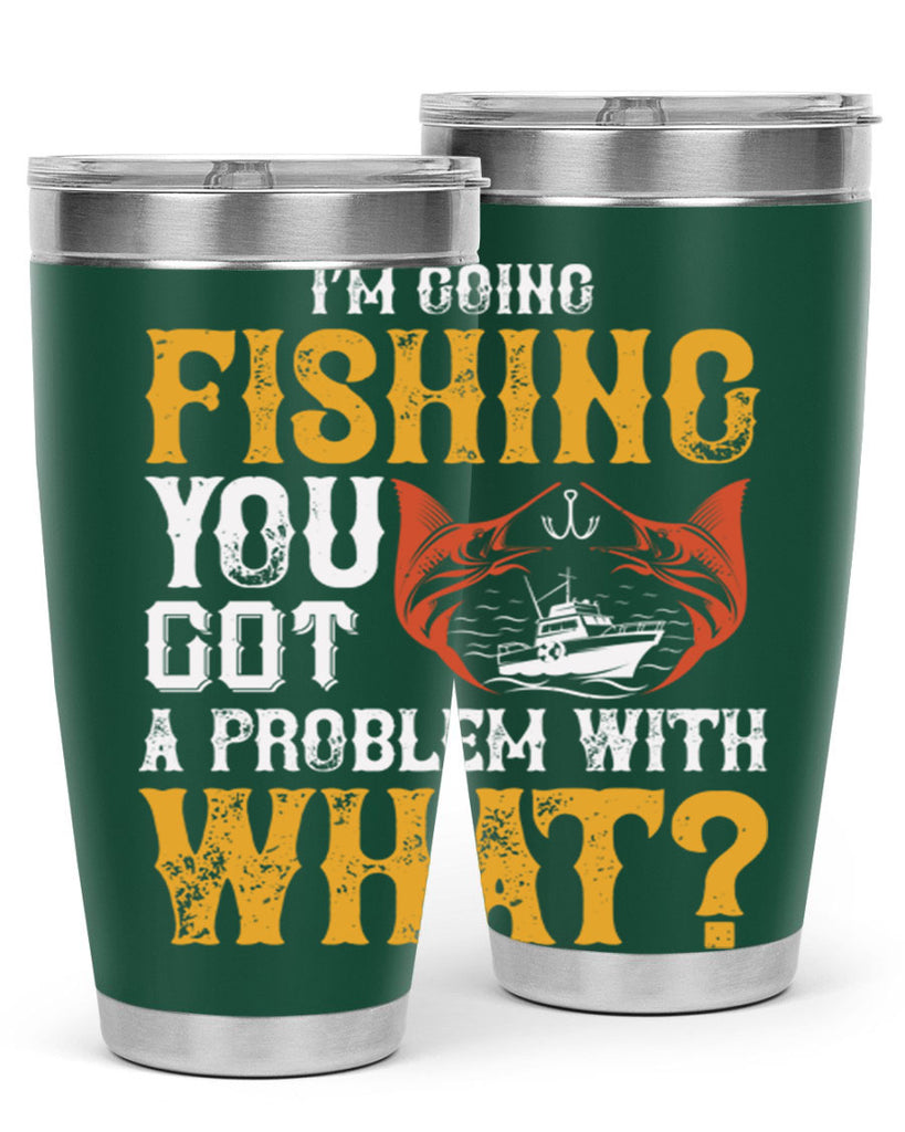 i’m going fishing 77#- fishing- Tumbler