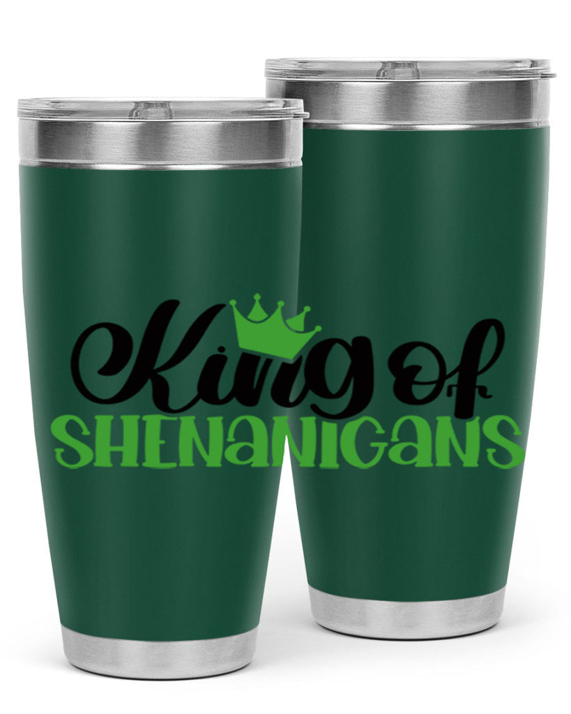 king Of Shenanigans Style 74#- St Patricks Day- Tumbler