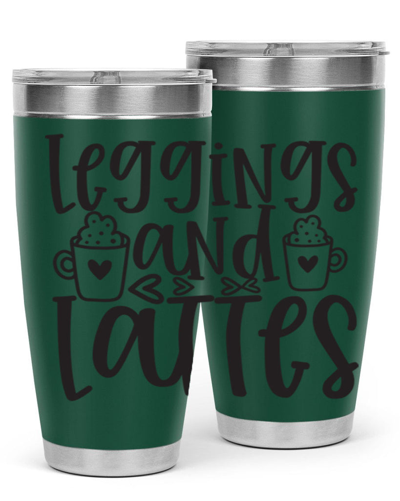 leggings and lattes 389#- mom- Tumbler