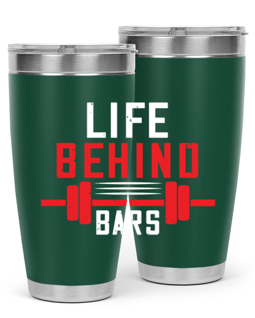 life behind bars 85#- gym- Tumbler
