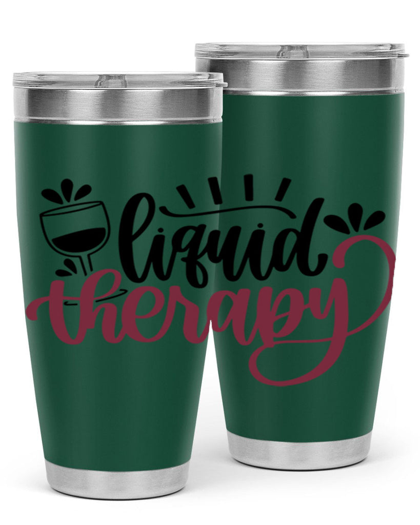 liquid therapy 44#- wine- Tumbler