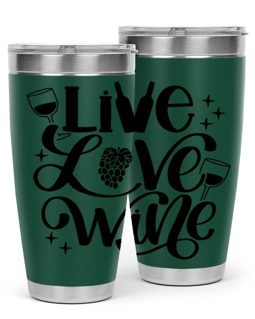 live love wine 43#- wine- Tumbler