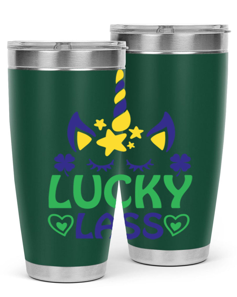 lucy lass 11#- mardi gras- Tumbler