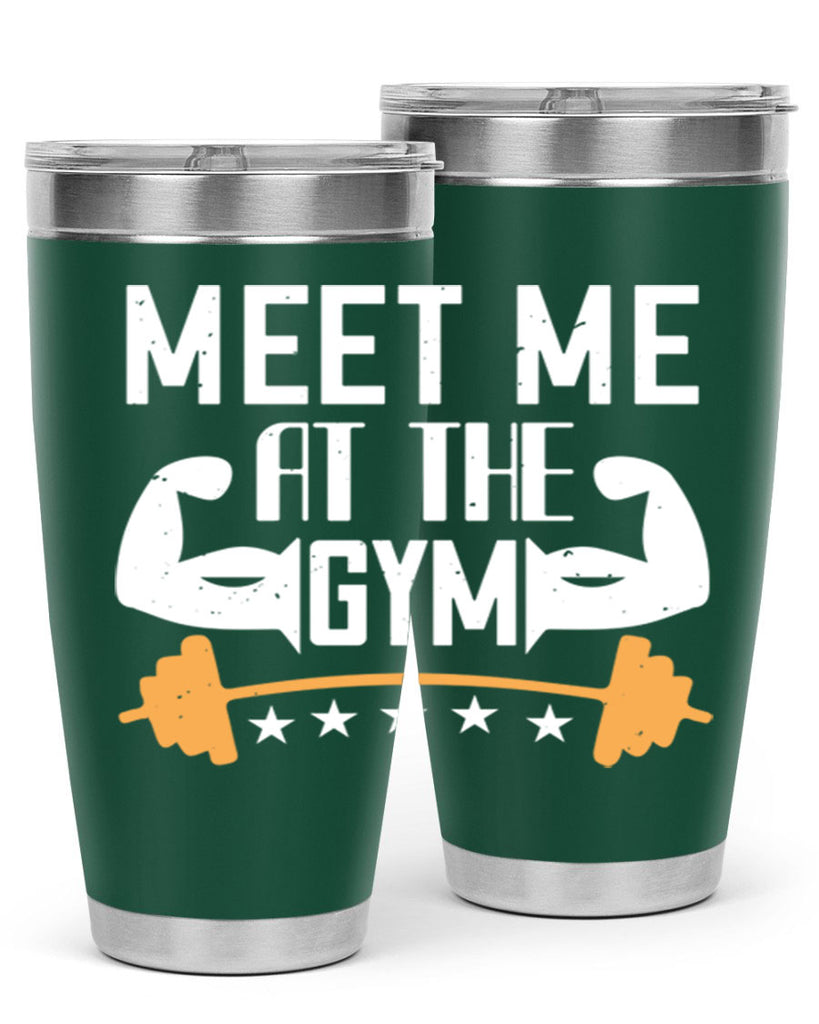 meet me at the gym 83#- gym- Tumbler