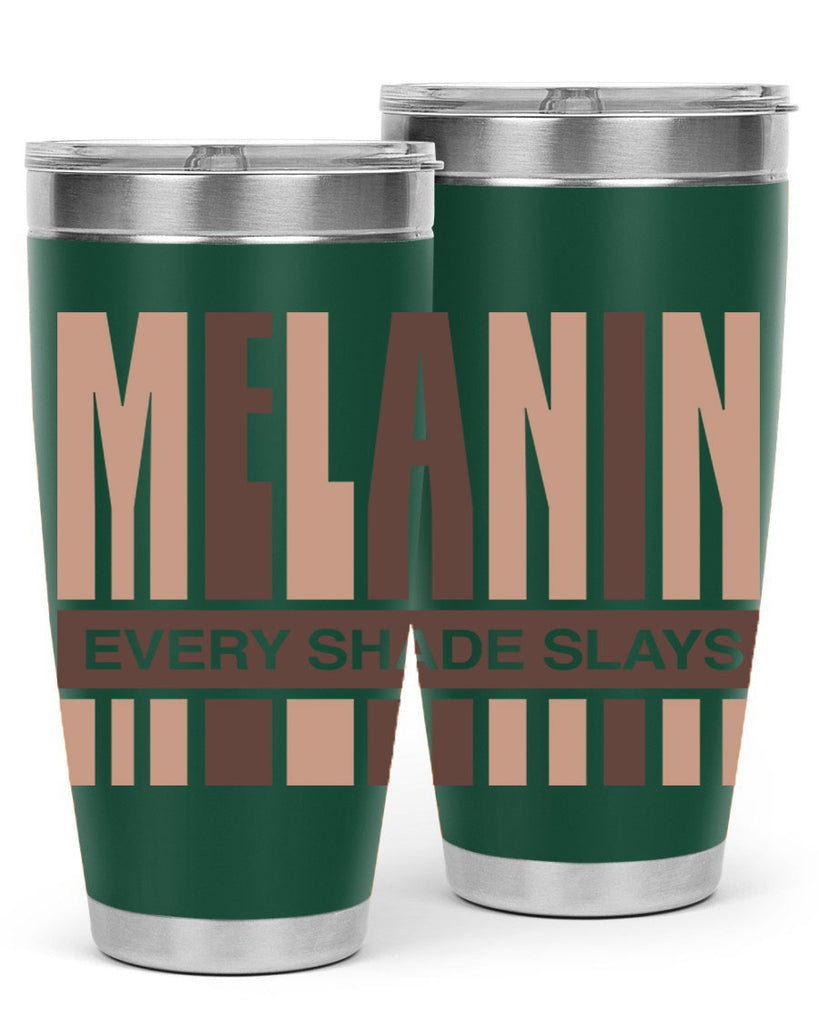 melanin every shade slays 90#- black words phrases- Cotton Tank