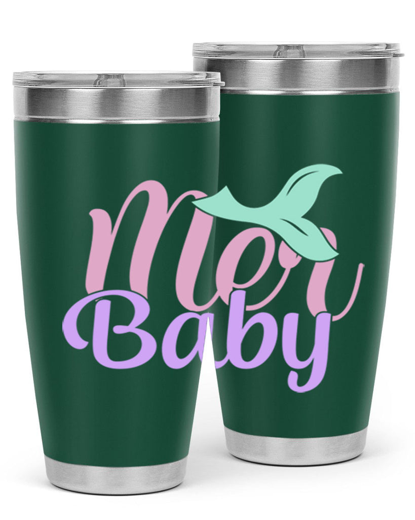 mer baby 3#- mermaid- Tumbler