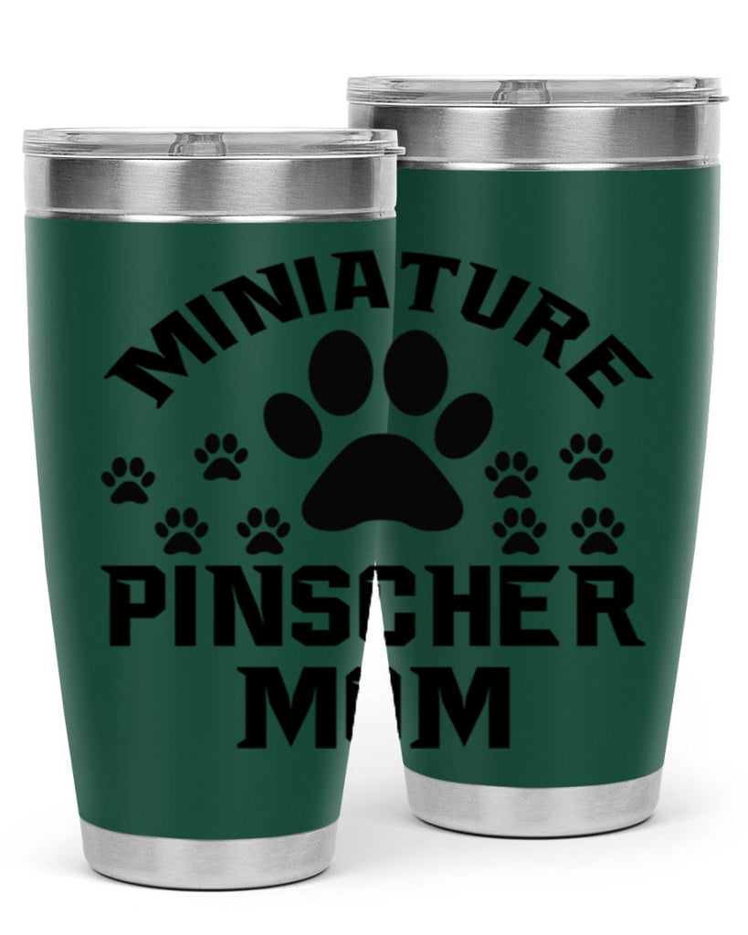 miniature pinscher mom 129#- mom- Tumbler