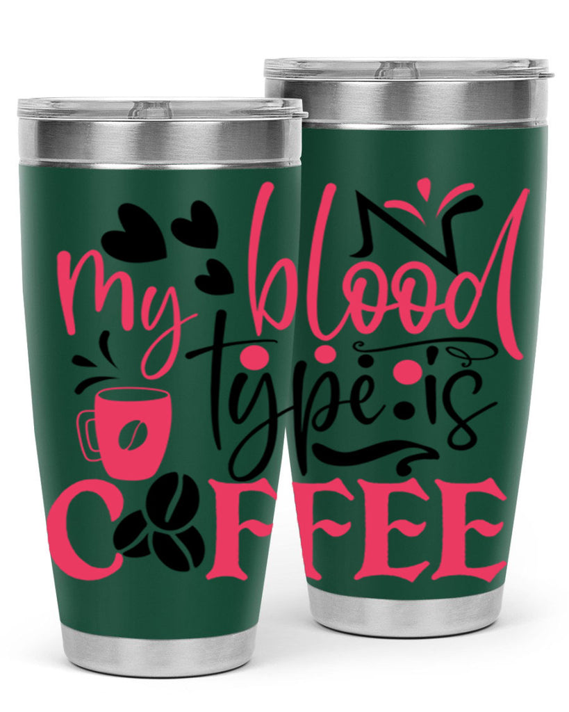 my blood type is coffee Style 375#- nurse- tumbler