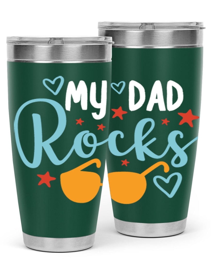 my dad rocks 83#- fathers day- Tumbler