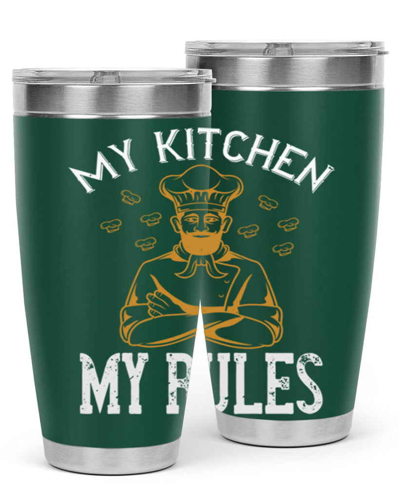 my kitchen my rules 15#- cooking- Tumbler