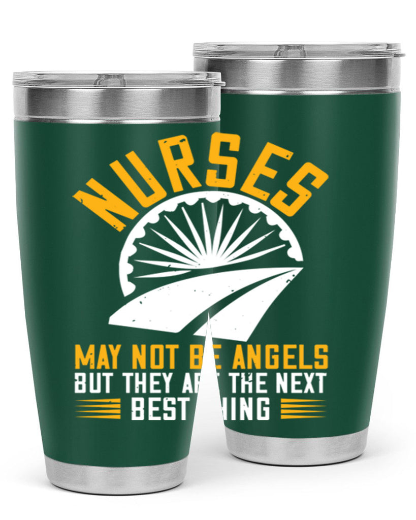 nurses may not be angels Style 265#- nurse- tumbler