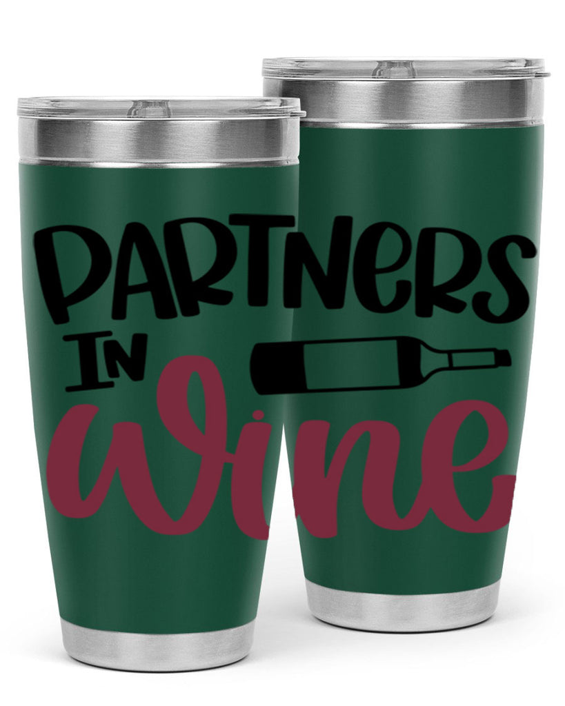 partners in wine 32#- wine- Tumbler