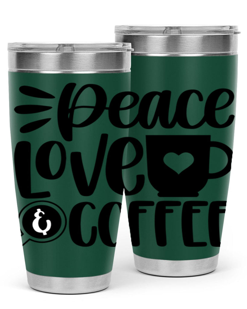 peace love coffee 49#- coffee- Tumbler