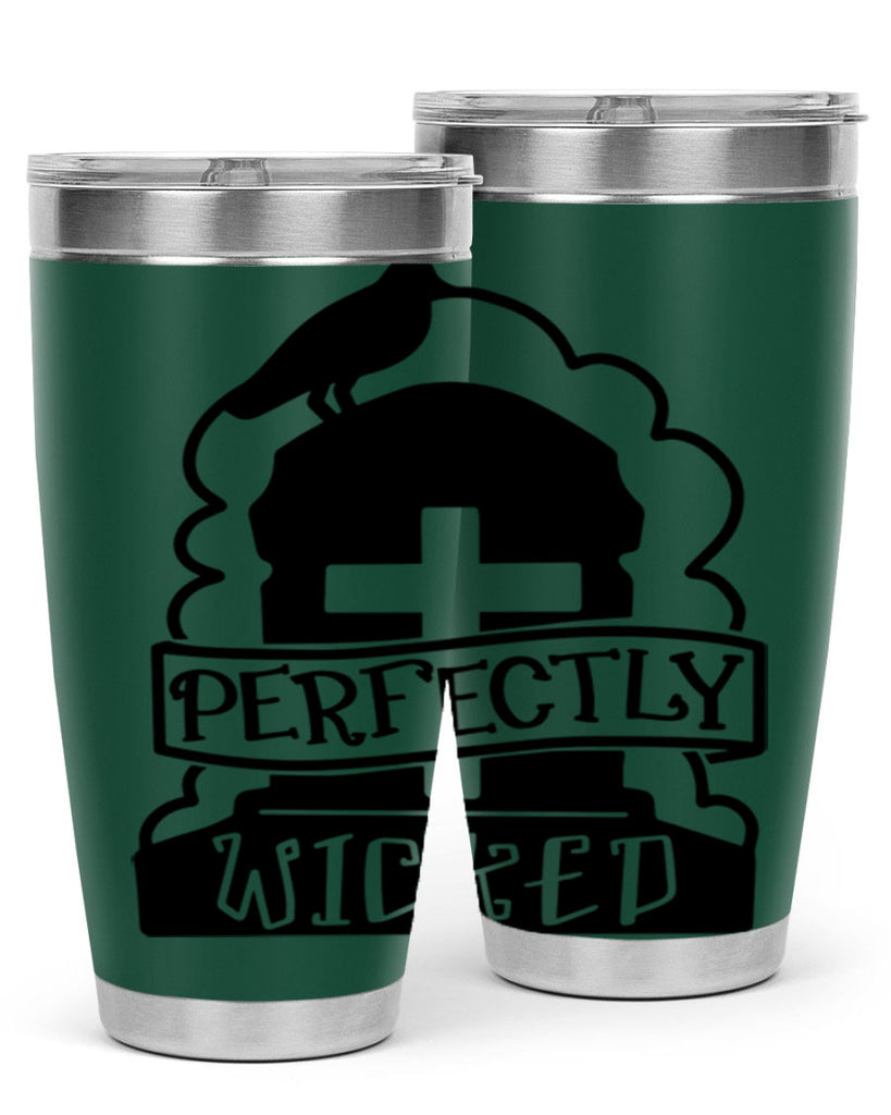 perfectly wicked 33#- halloween- Tumbler