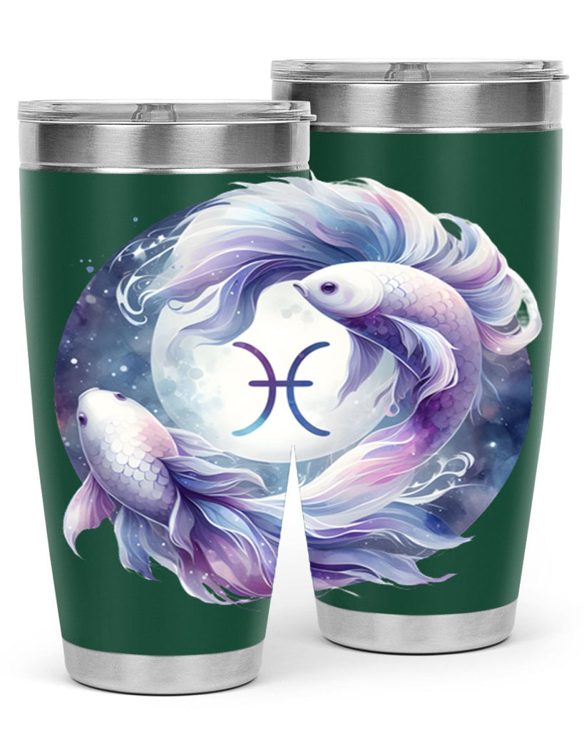 pisces 347#- zodiac- Tumbler