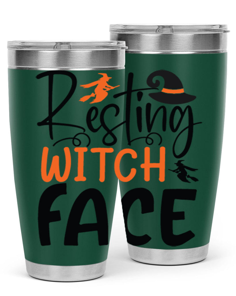 resting witch face 108#- halloween- Tumbler