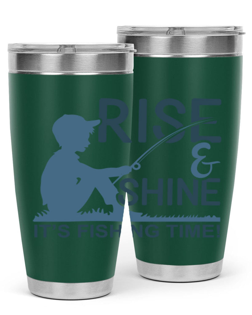 rise shine 41#- fishing- Tumbler