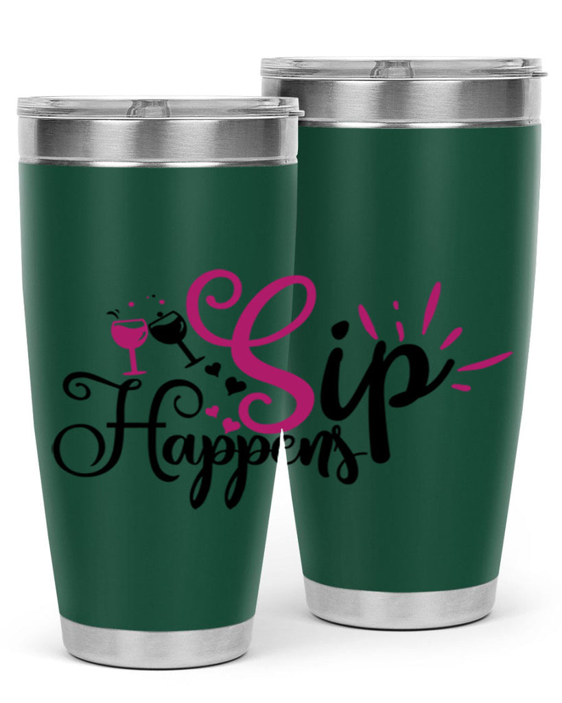 sip happens 163#- wine- Tumbler