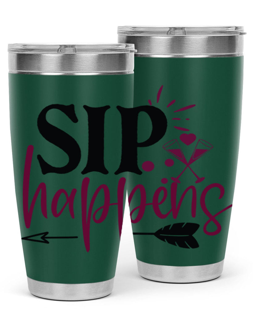 sip happens 164#- wine- Tumbler