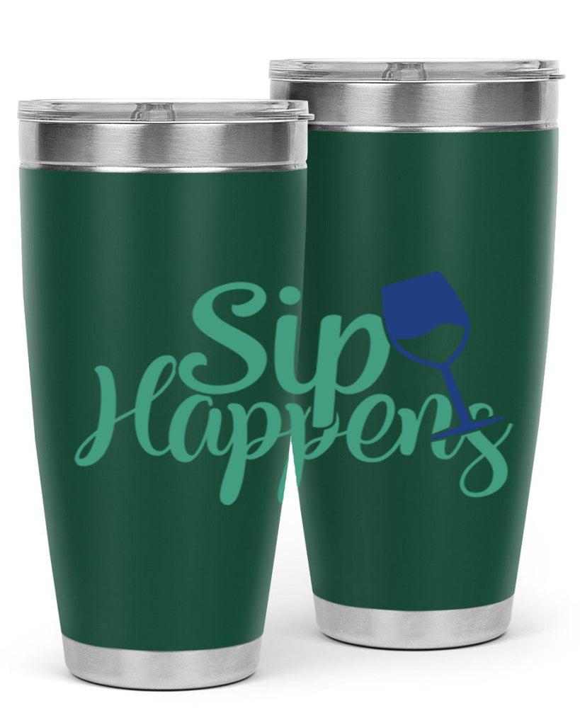 sip happens 166#- wine- Tumbler