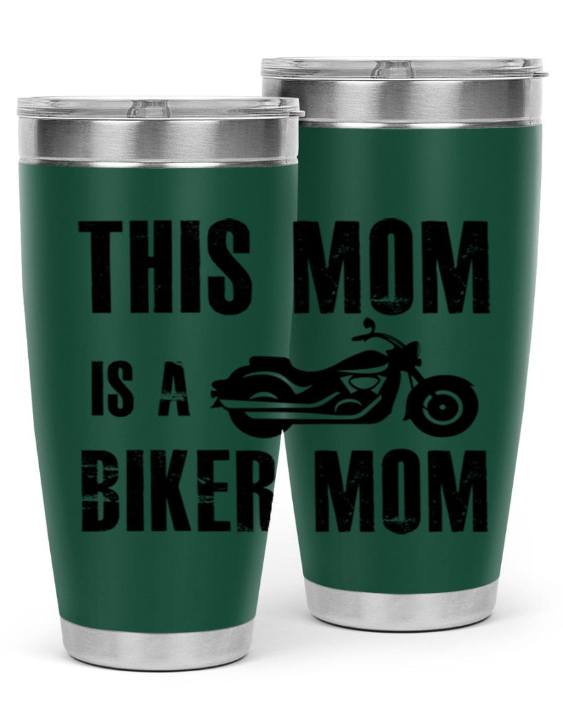 this mom is a biker mom 35#- mom- Tumbler