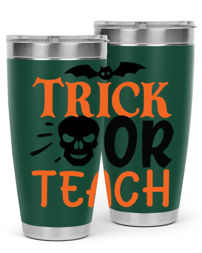 trick or teach 104#- halloween- Tumbler