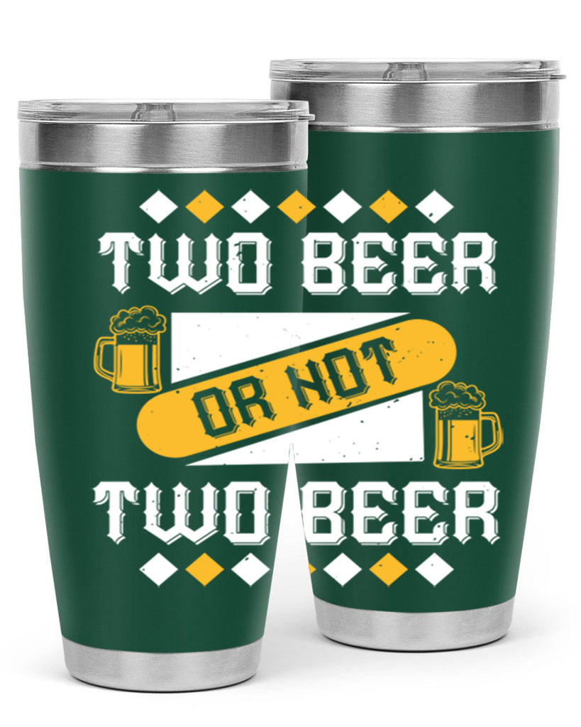 two beer or not two beer 3#- beer- Tumbler