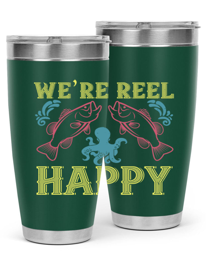 we’re reel happy 233#- fishing- Tumbler