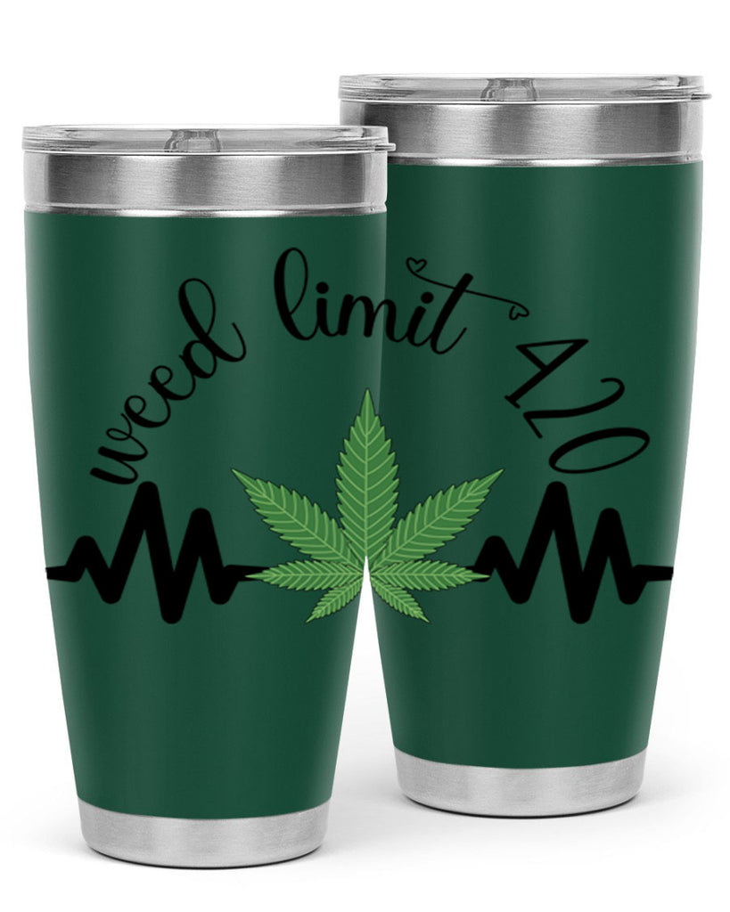 weed limit 420 cannabis heartbeat 292#- marijuana- Tumbler